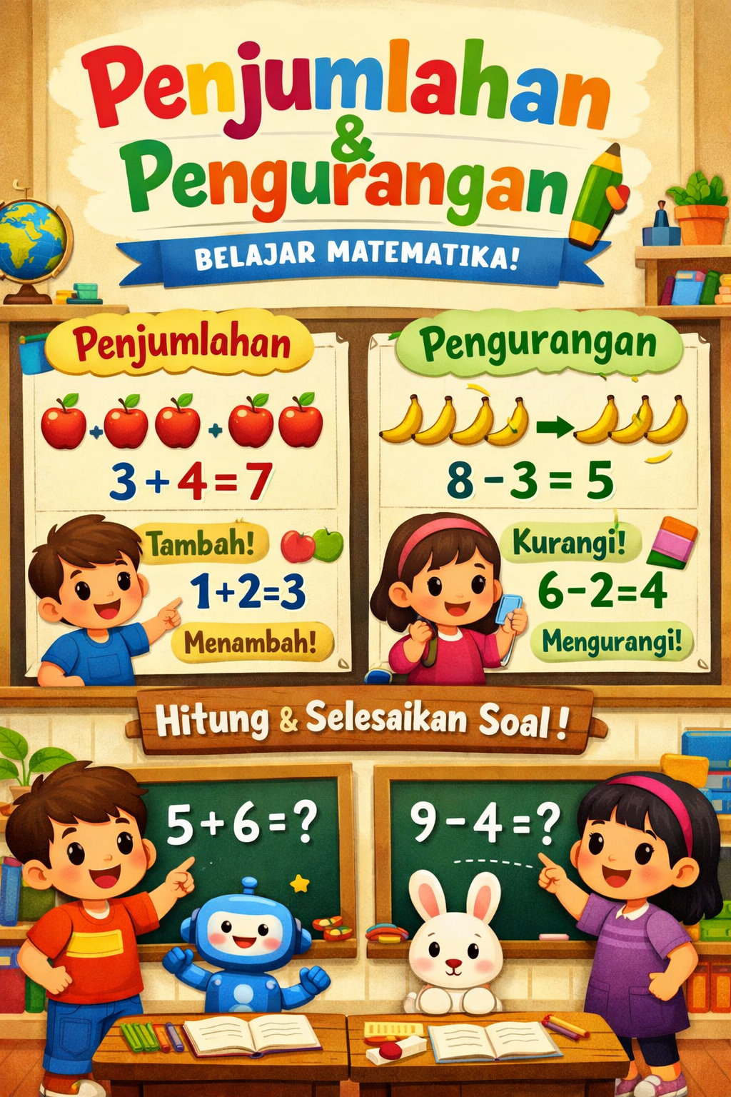 Course Image Penjumlahan dan Pengurangan
